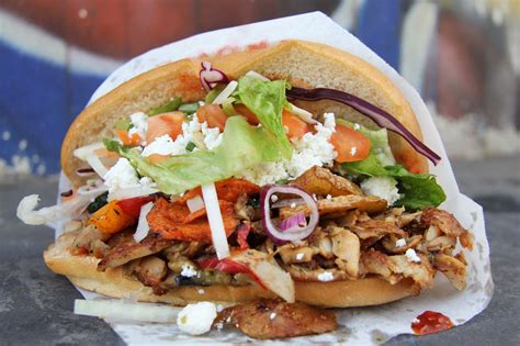 Berliner kebap - An appetizing bun (pita), crisp, refreshing veggies, original, delectable sauce and hand-cut, roasted meat full of flavor. You can’t go wrong with this one. Try it and see if it becomes …